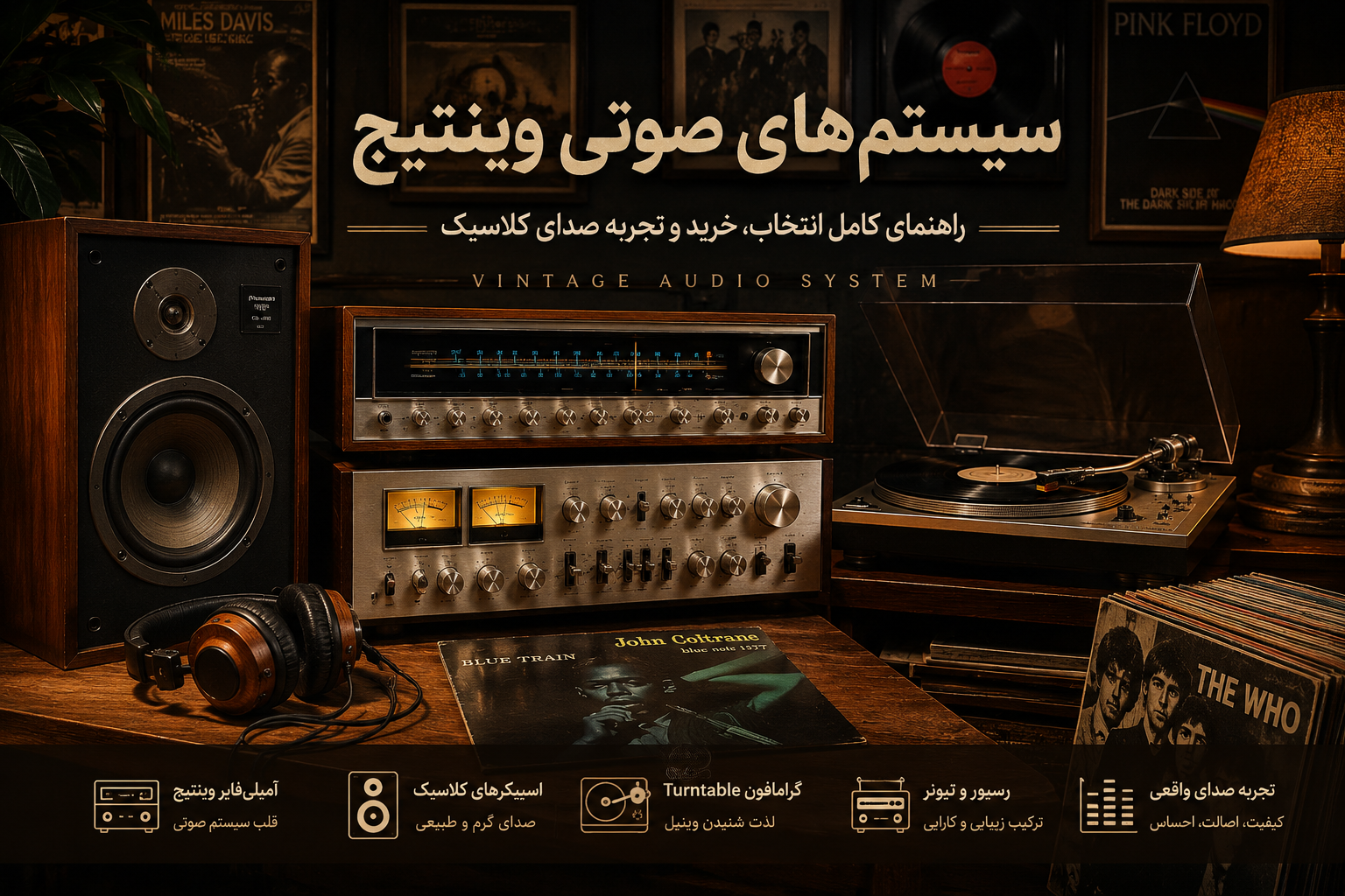سیستم صوتی وینتیج چیست؟ راهنمای کامل انتخاب و خرید سیستم صوتی کلاسیک